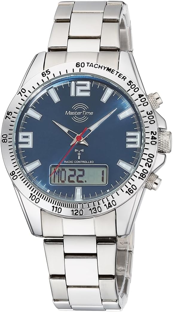Master Time Funk Quarz Herren Uhr Analog-Digital mit Edelstahl Armband MTGA-10875-32M - 1