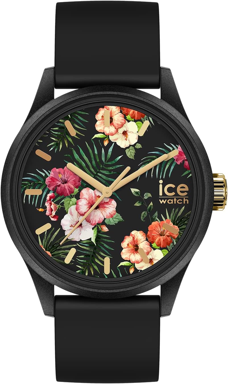 Ice-Watch - Ice solar Power - Damenuhr mit Silikonarmband Schwarz - 1