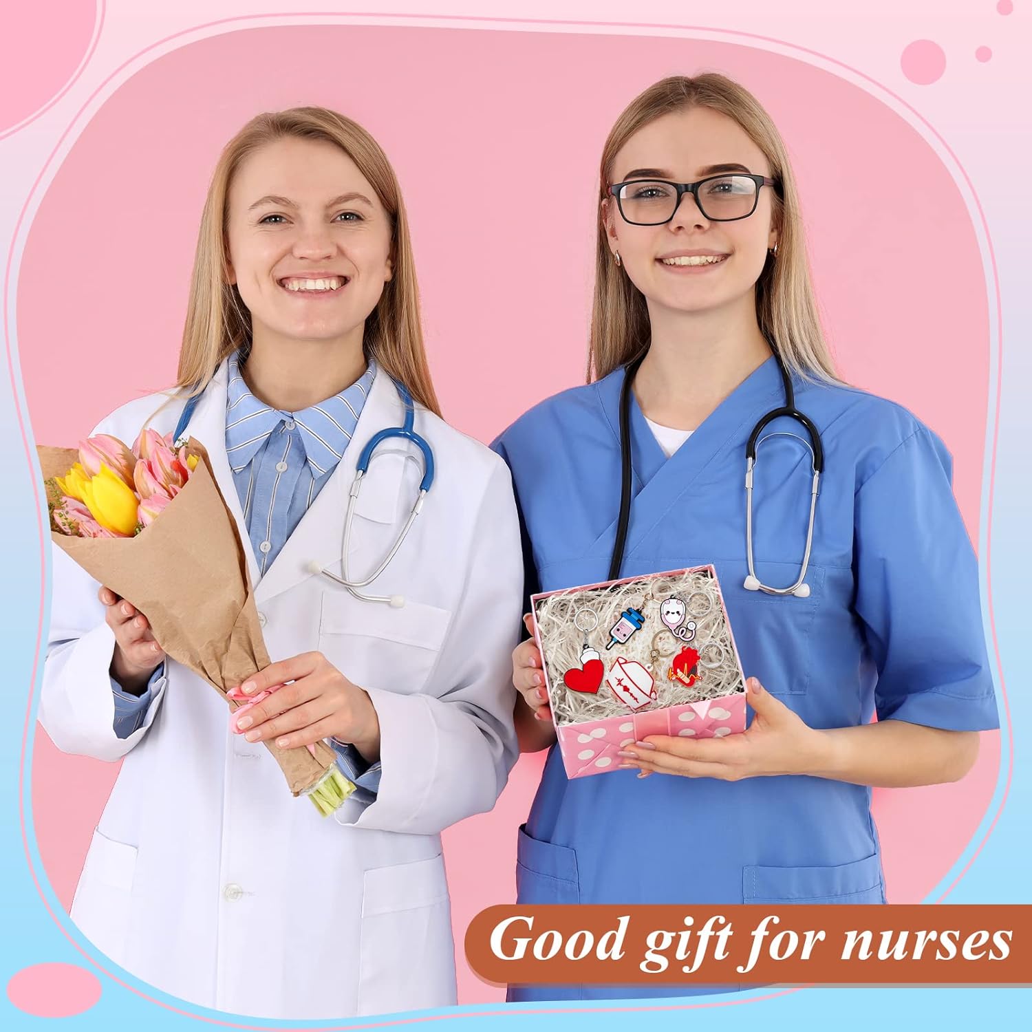 Otuuz 36 Stück Krankenschwester Schlüsselanhänger Krankenschwester Party Geschenke Registriert Krankenschwester Kappe Anhänger für Frau Schule Krankenschwester Geschenke für Krankenschwester Tag Woche - 4 Otuuz 36 Stück Krankenschwester Schlüsselanhänger Krankenschwester Party Geschenke Registriert Krankenschwester Kappe Anhänger für Frau Schule Krankenschwester Geschenke für Krankenschwester Tag Woche - 4