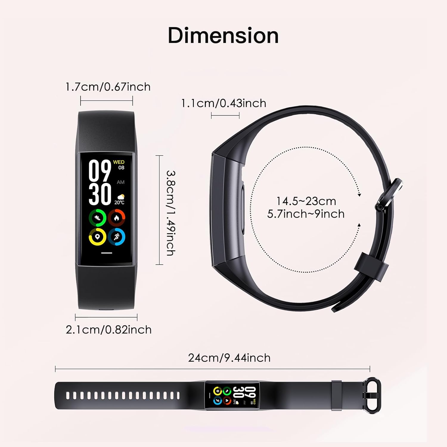 Fitnessuhr Damen Schmal Uhr mit Schrittzähler Damen Fitness Tracker Pulsuhr Fitnessuhr ohne App und Handy Smartwatch Sportuhren Fitness Uhr mit Whatsapp Funktion Laufuhr Rosa Rosegold Elegant - 9 Fitnessuhr Damen Schmal Uhr mit Schrittzähler Damen Fitness Tracker Pulsuhr Fitnessuhr ohne App und Handy Smartwatch Sportuhren Fitness Uhr mit Whatsapp Funktion Laufuhr Rosa Rosegold Elegant - 9