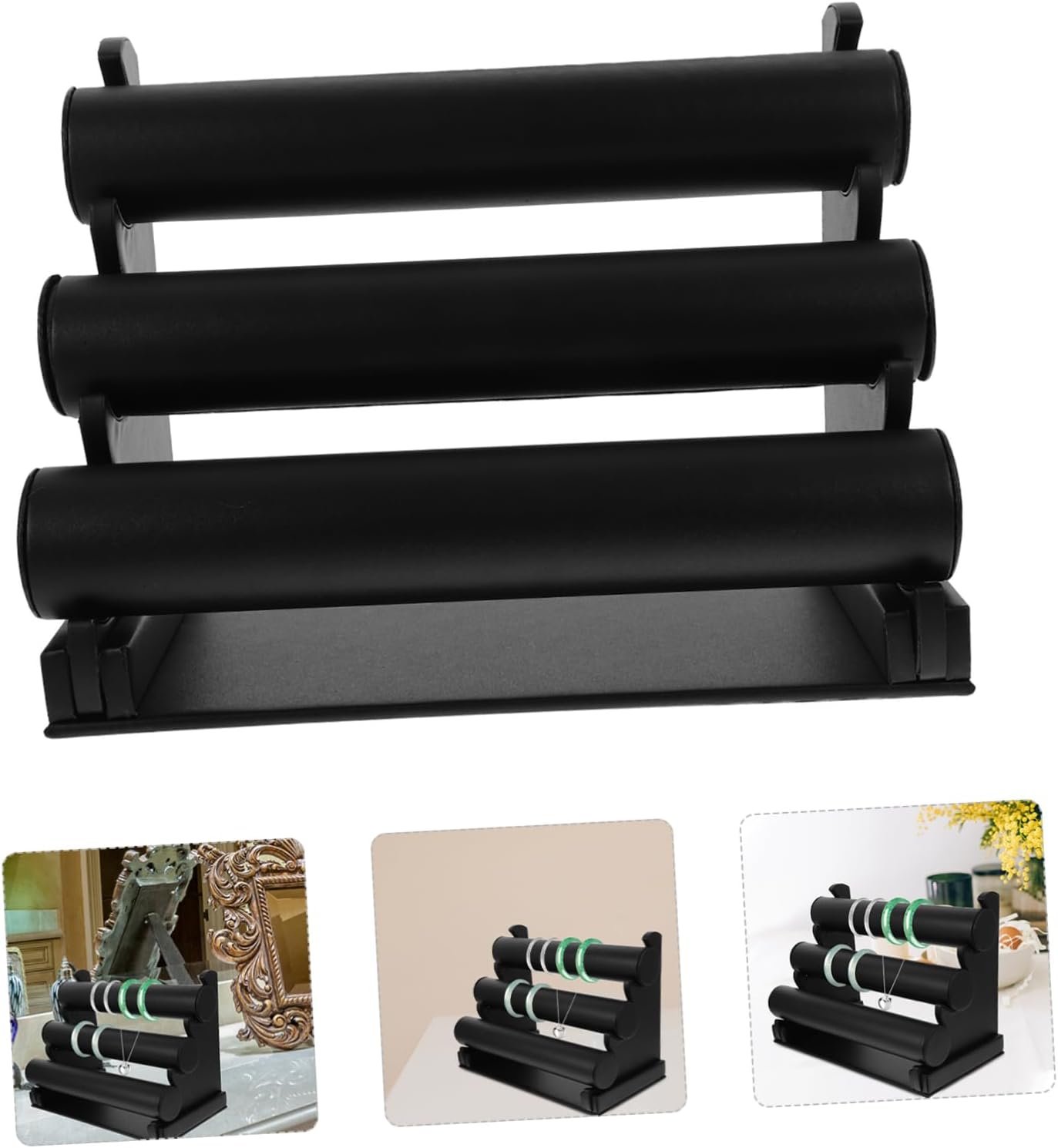 Cabilock Schmuckständer,Schmuckhalter,Armbandständer,Schmuckaufbewahrung,für Aufbewahrung Schmuck,Uhren,Ketten,Armbänder,Haarreifen Ständer 20X25.5X17CM Schwarz - 9 Cabilock Schmuckständer,Schmuckhalter,Armbandständer,Schmuckaufbewahrung,für Aufbewahrung Schmuck,Uhren,Ketten,Armbänder,Haarreifen Ständer 20X25.5X17CM Schwarz - 9