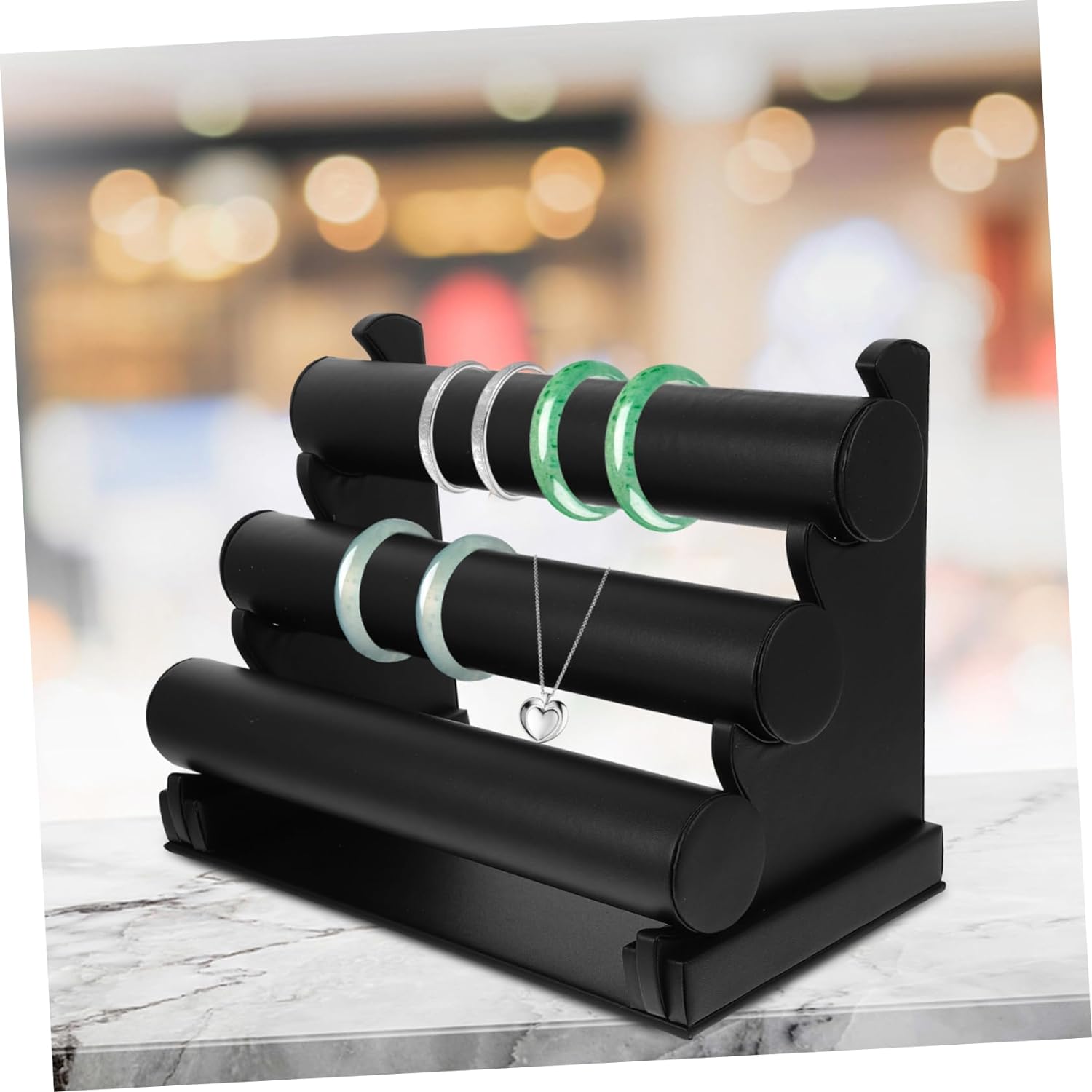 Cabilock Schmuckständer,Schmuckhalter,Armbandständer,Schmuckaufbewahrung,für Aufbewahrung Schmuck,Uhren,Ketten,Armbänder,Haarreifen Ständer 20X25.5X17CM Schwarz - 4 Cabilock Schmuckständer,Schmuckhalter,Armbandständer,Schmuckaufbewahrung,für Aufbewahrung Schmuck,Uhren,Ketten,Armbänder,Haarreifen Ständer 20X25.5X17CM Schwarz - 4