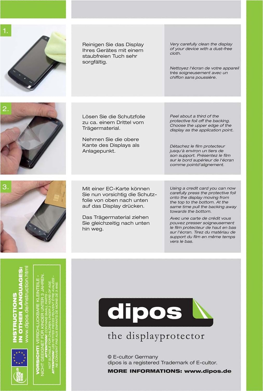 dipos I 6X Schutzfolie matt kompatibel mit Fossil Q Wander Folie Displayschutzfolie - 4
