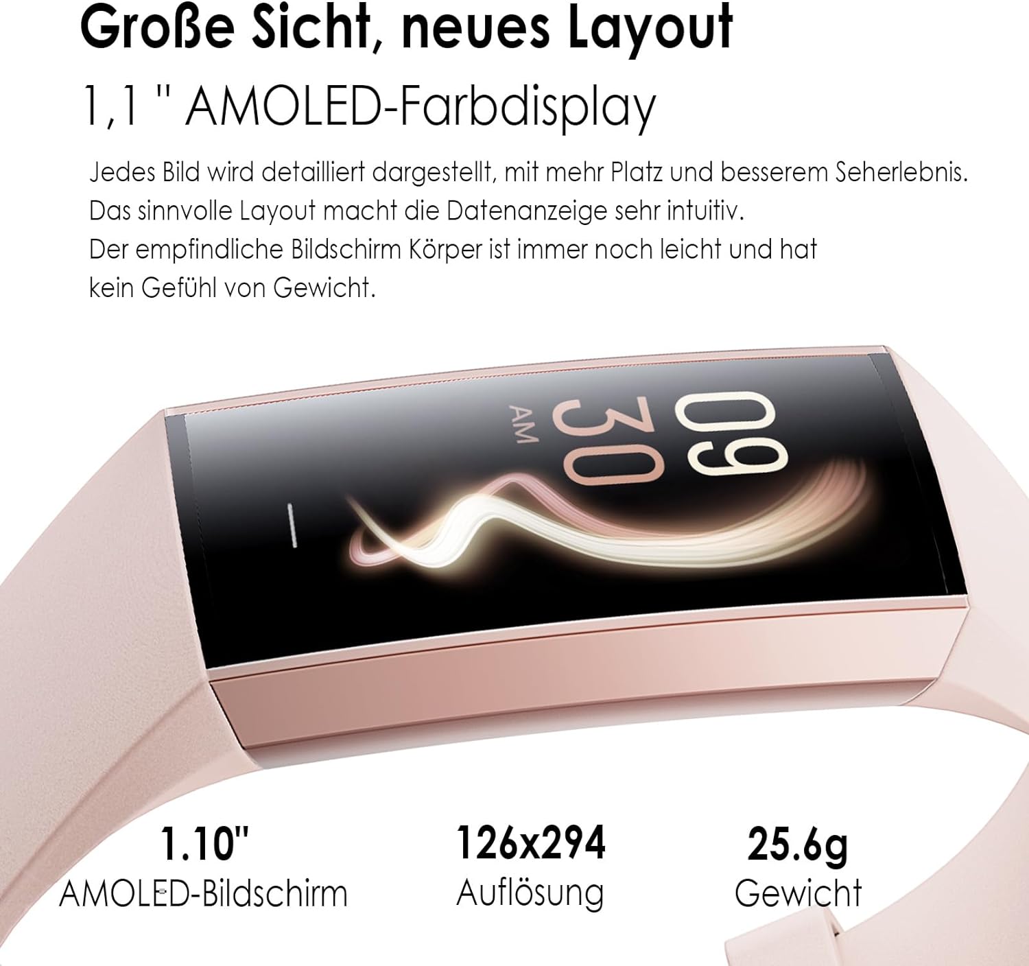 Fitnessuhr Damen Schmal Uhr mit Schrittzähler Damen Fitness Tracker Pulsuhr Fitnessuhr ohne App und Handy Smartwatch Sportuhren Fitness Uhr mit Whatsapp Funktion Laufuhr Rosa Rosegold Elegant - 2 Fitnessuhr Damen Schmal Uhr mit Schrittzähler Damen Fitness Tracker Pulsuhr Fitnessuhr ohne App und Handy Smartwatch Sportuhren Fitness Uhr mit Whatsapp Funktion Laufuhr Rosa Rosegold Elegant - 2