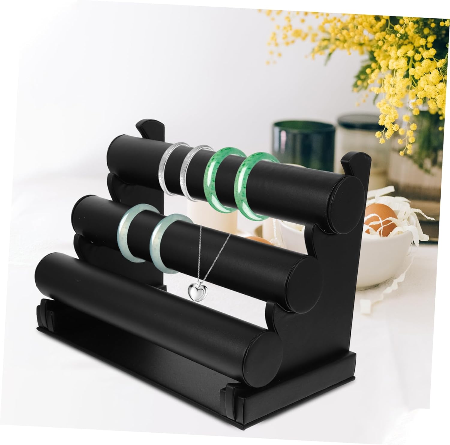 Cabilock Schmuckständer,Schmuckhalter,Armbandständer,Schmuckaufbewahrung,für Aufbewahrung Schmuck,Uhren,Ketten,Armbänder,Haarreifen Ständer 20X25.5X17CM Schwarz - 7 Cabilock Schmuckständer,Schmuckhalter,Armbandständer,Schmuckaufbewahrung,für Aufbewahrung Schmuck,Uhren,Ketten,Armbänder,Haarreifen Ständer 20X25.5X17CM Schwarz - 7