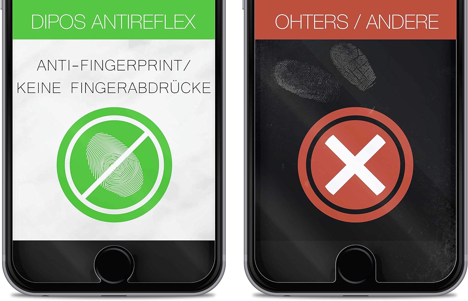dipos I 6X Schutzfolie matt kompatibel mit Fossil Q Wander Folie Displayschutzfolie - 5