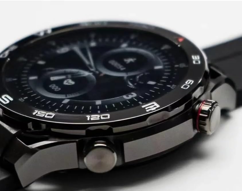 KööK ZD5 Ultra Mate Smartwatch NFC 1,5“ 3 Tasten ZD5 UM Luxus Edelstahl Sport & Business Uhr (GPS, Thermometer) IP67 Leben wasserdicht, in The Gift Box (Schwarz) - 5 KööK ZD5 Ultra Mate Smartwatch NFC 1,5“ 3 Tasten ZD5 UM Luxus Edelstahl Sport & Business Uhr (GPS, Thermometer) IP67 Leben wasserdicht, in The Gift Box (Schwarz) - 5