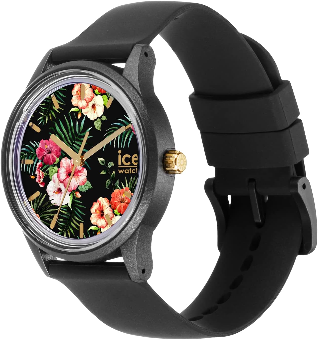 Ice-Watch - Ice solar Power - Damenuhr mit Silikonarmband Schwarz - 2