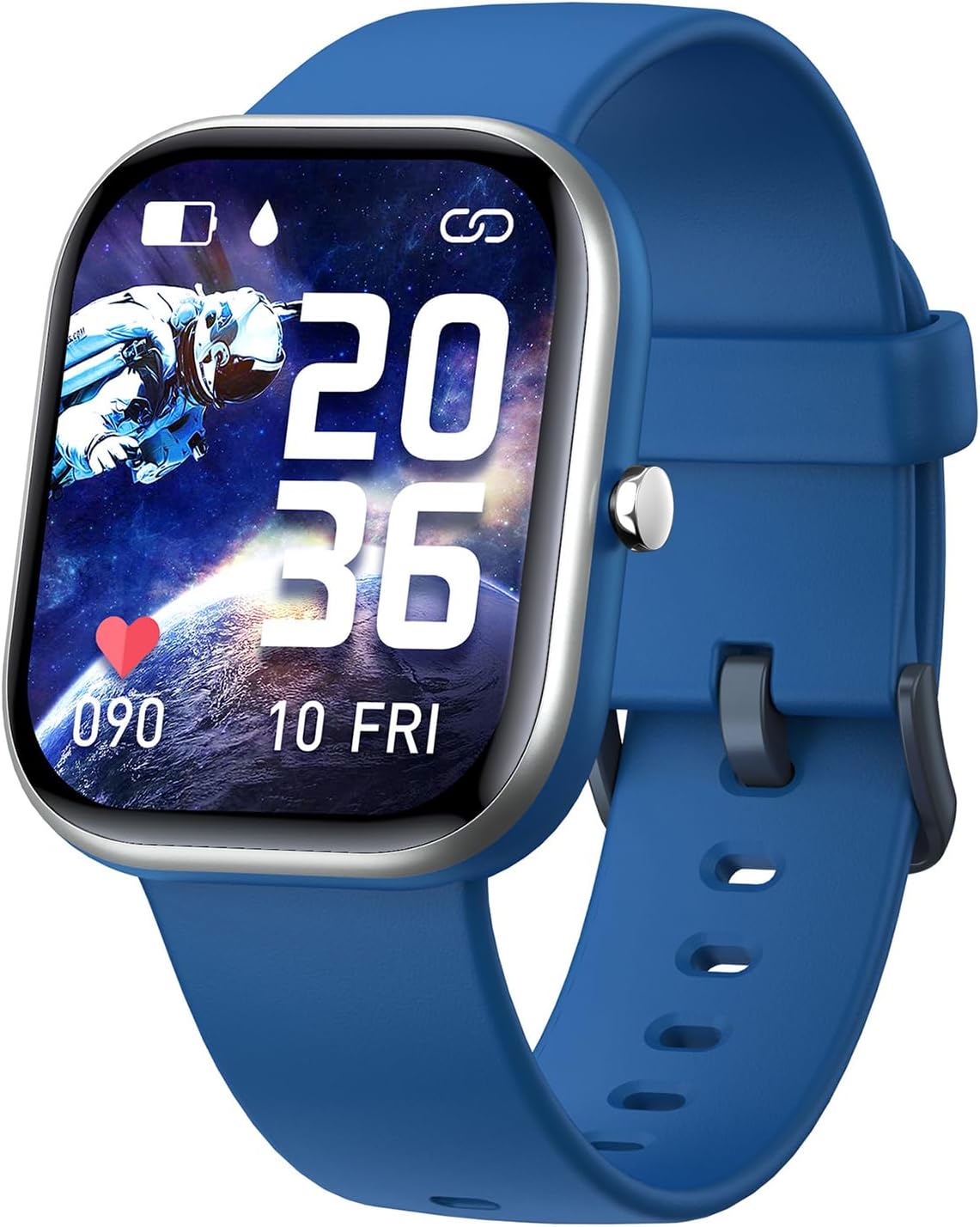 Kinder Smartwatch für Jungen und Mädchen,IP68 wasserdichte Fitness Aktivitäts Tracker Uhr,Herzfrequenz Schlafmonitor,19 Sportmodi,Schrittzähler,Wecker,Kindergeschenke für Teenager ab 5 Jahren Blau - 1