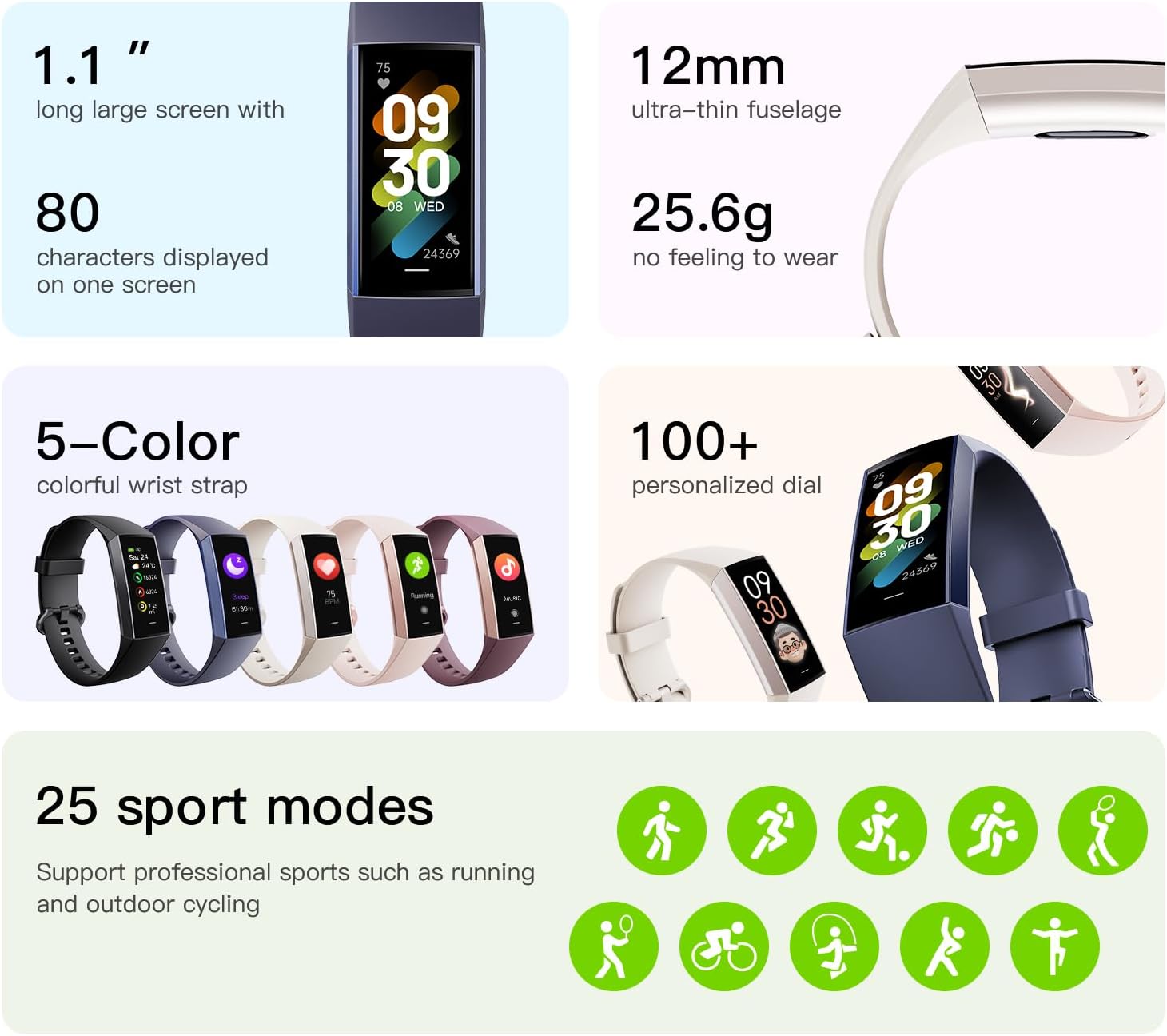 Fitnessuhr Damen Schmal Uhr mit Schrittzähler Damen Fitness Tracker Pulsuhr Fitnessuhr ohne App und Handy Smartwatch Sportuhren Fitness Uhr mit Whatsapp Funktion Laufuhr Rosa Rosegold Elegant - 3 Fitnessuhr Damen Schmal Uhr mit Schrittzähler Damen Fitness Tracker Pulsuhr Fitnessuhr ohne App und Handy Smartwatch Sportuhren Fitness Uhr mit Whatsapp Funktion Laufuhr Rosa Rosegold Elegant - 3